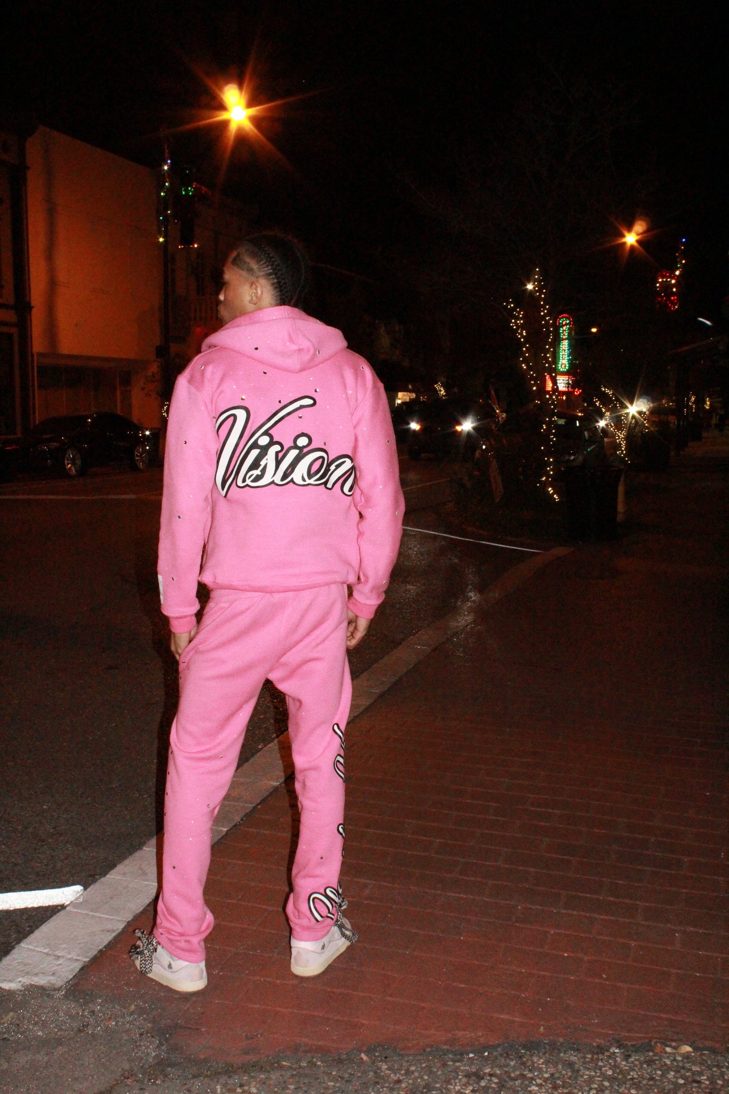 Pink 50’s Fleece Set