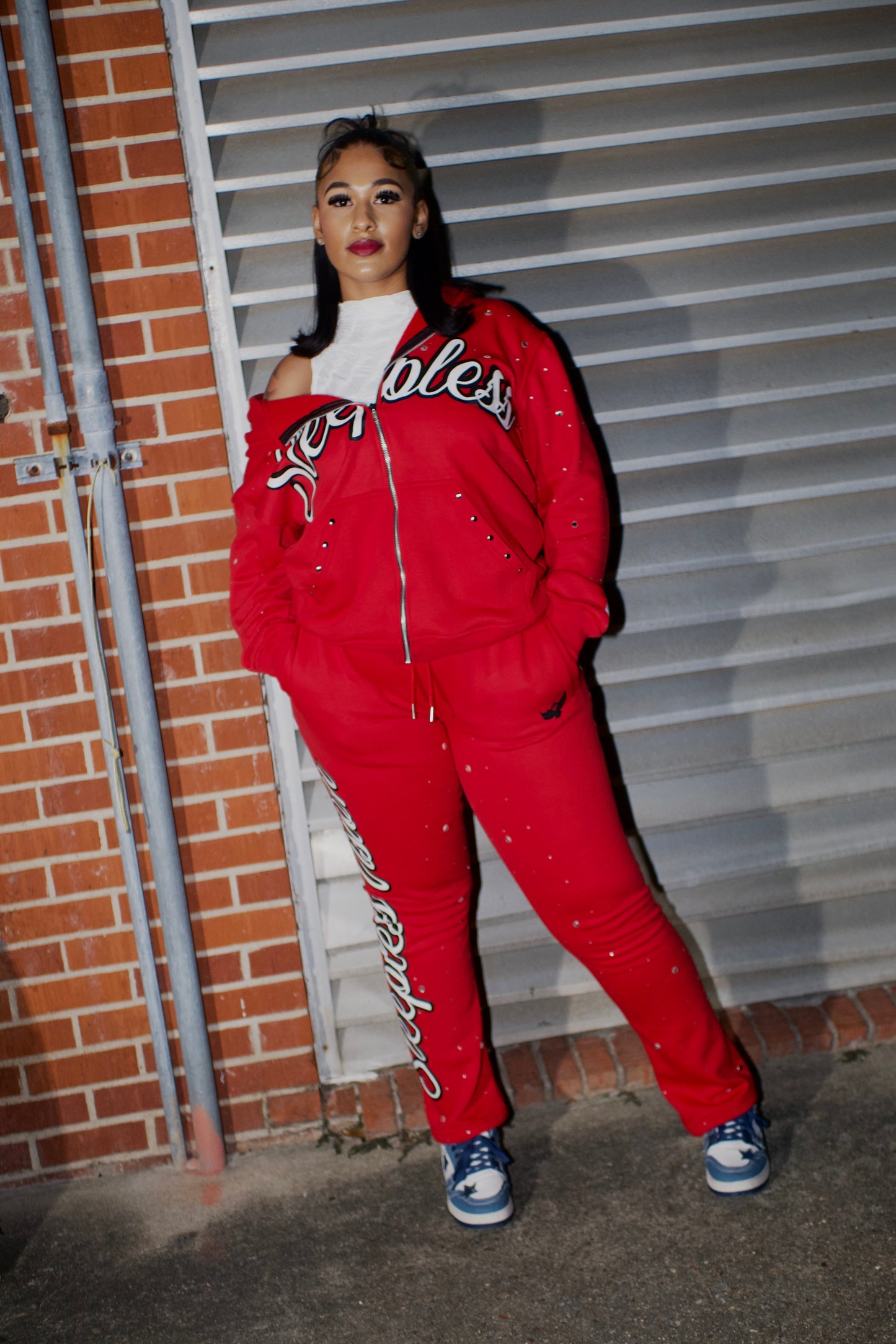 Ragin Red Fleece Set