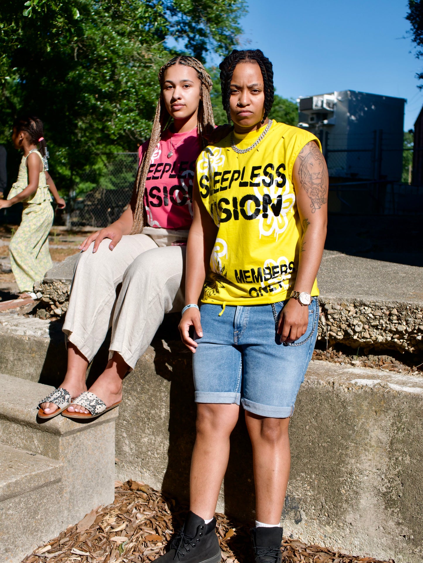 Sunshine Yella GHET Sleeveless tees