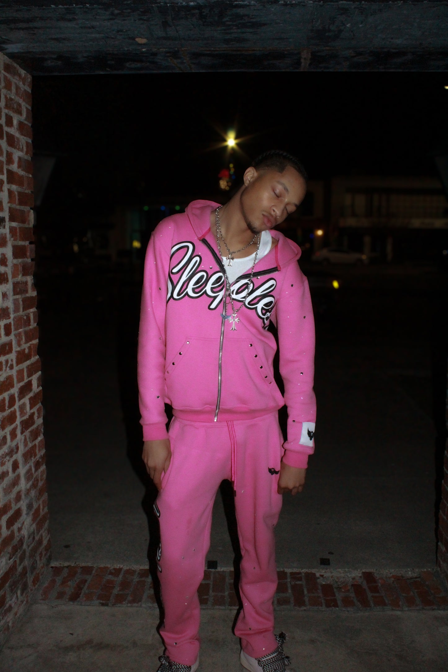 Pink 50’s Fleece Set