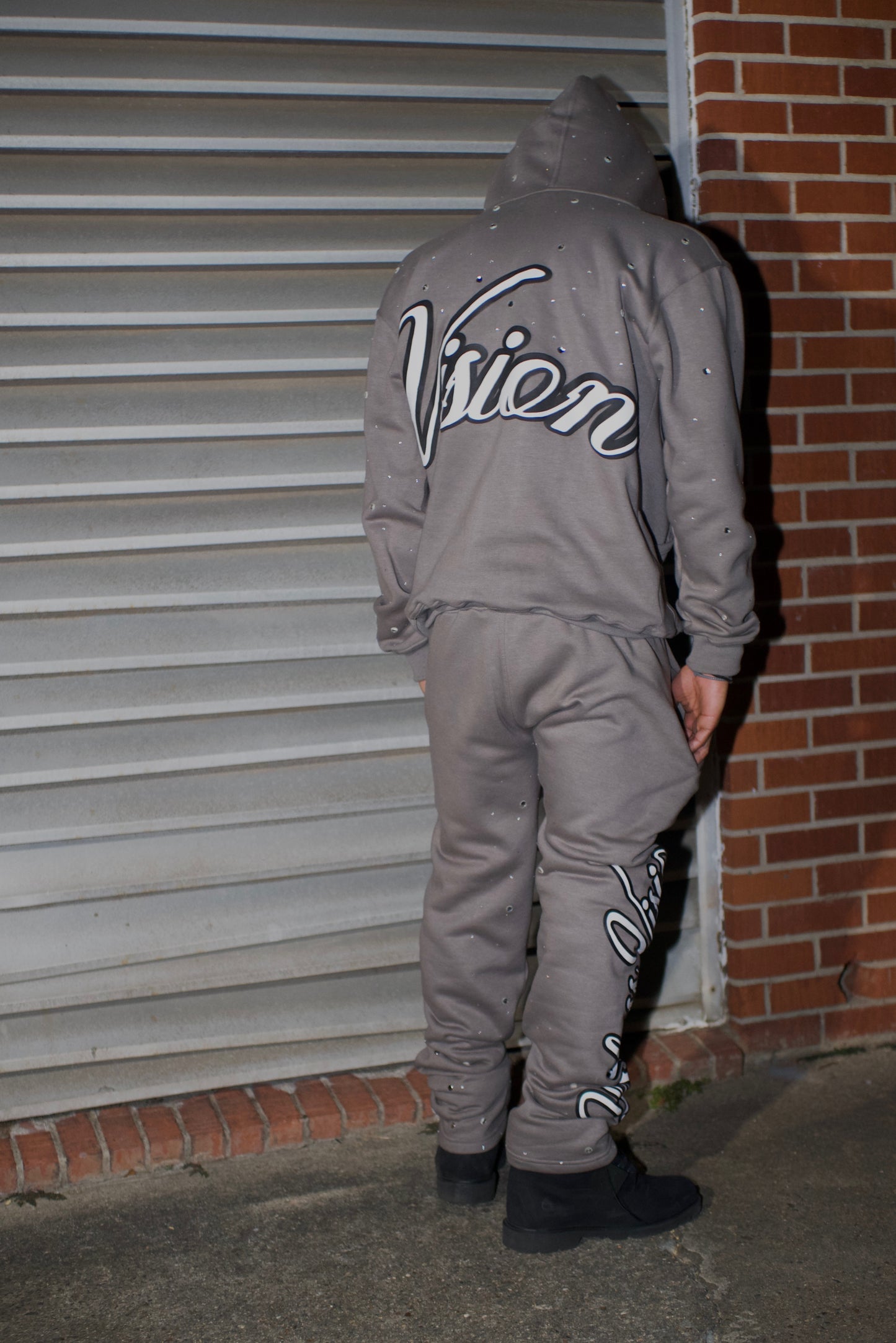 Smoke Grey Fleece Sets