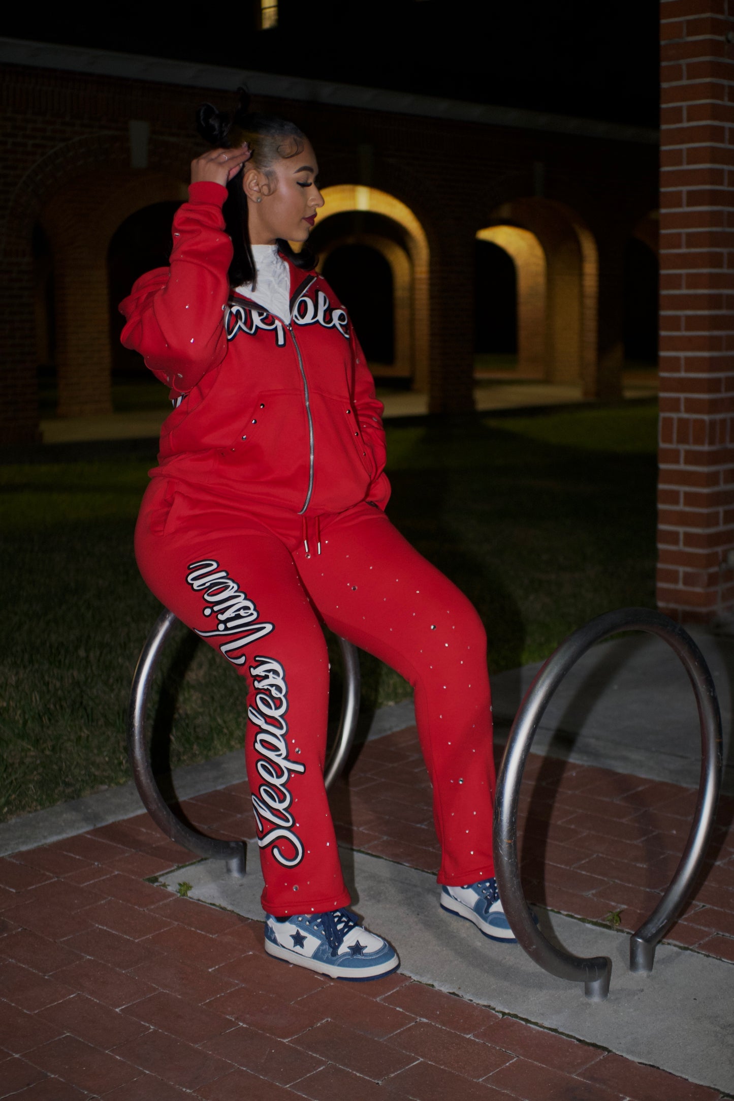 Ragin Red Fleece Set