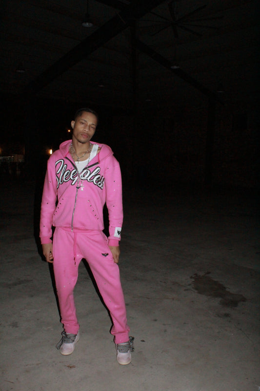 Pink 50’s Fleece Set
