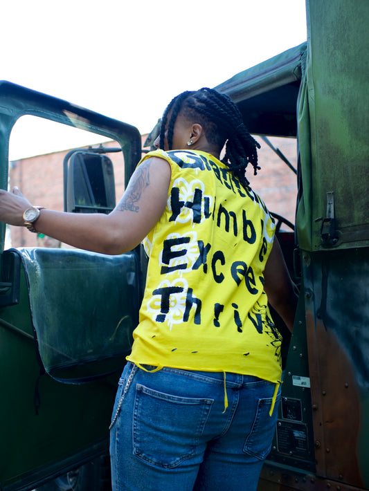 Sunshine Yella GHET Sleeveless tees