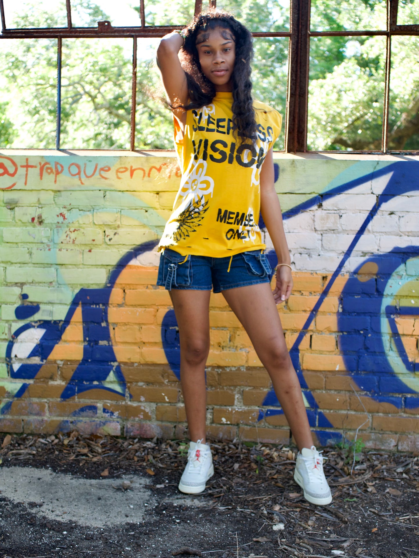 Sapphire Orange GHET Sleeveless tee