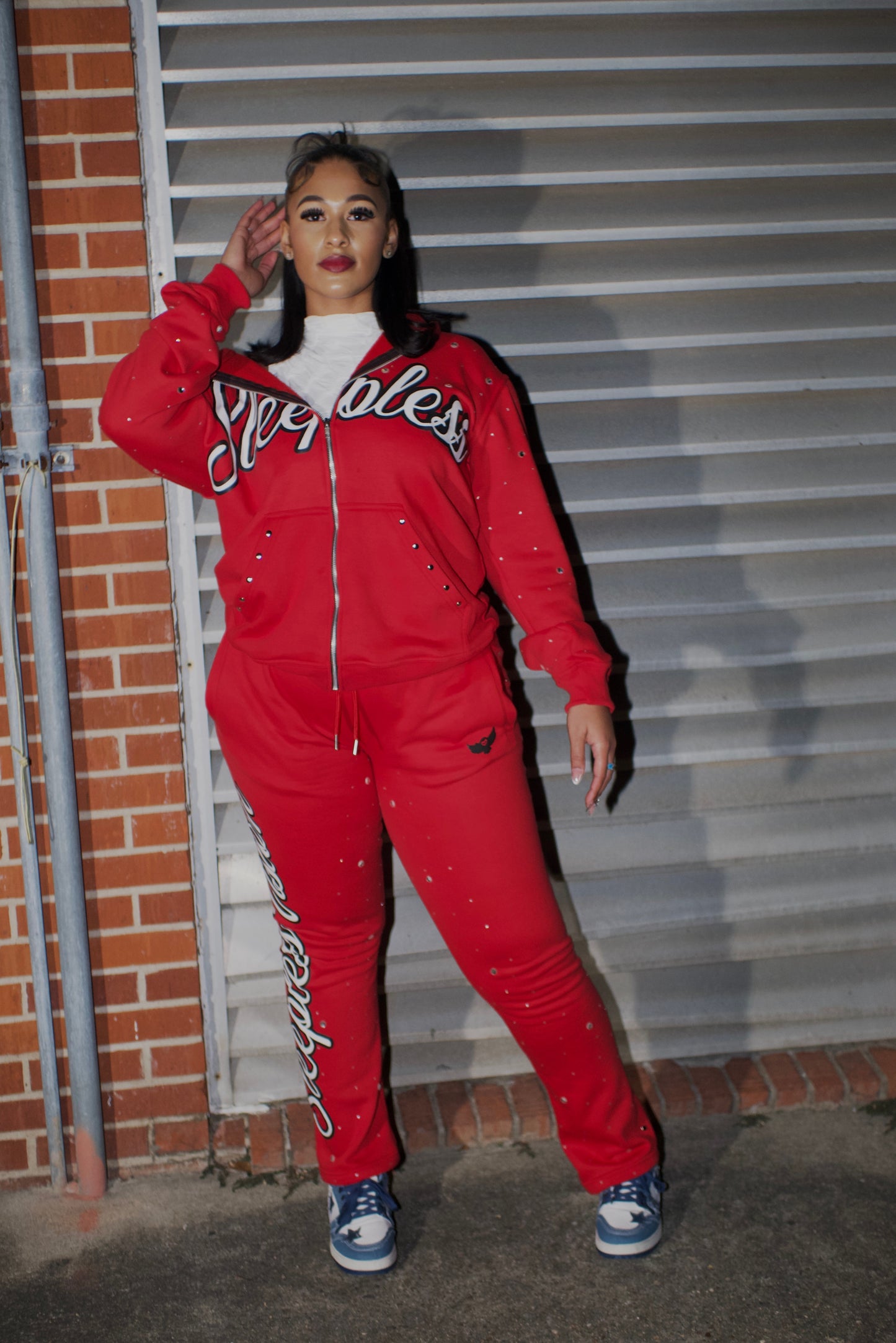 Ragin Red Fleece Set