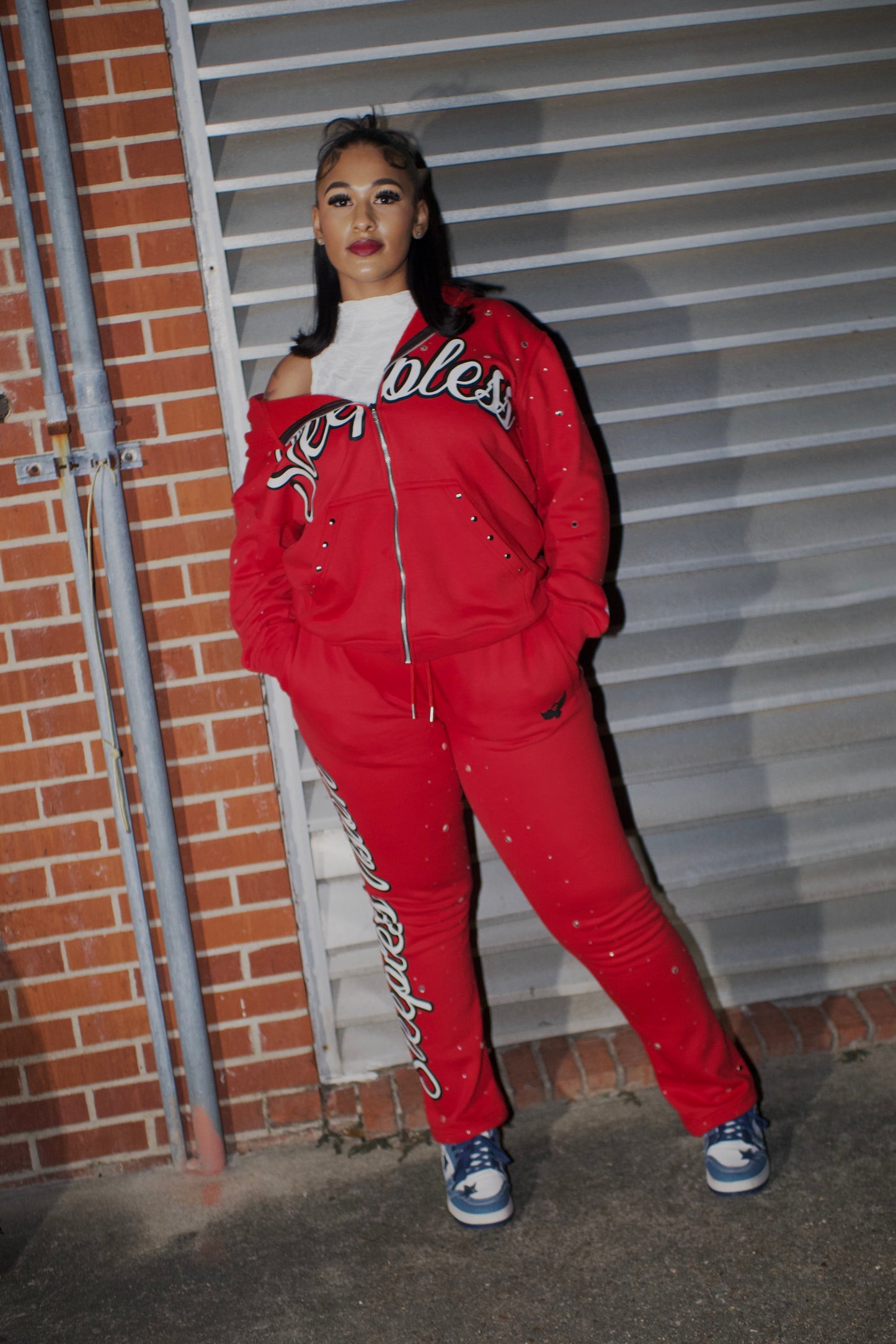Ragin Red Fleece Set