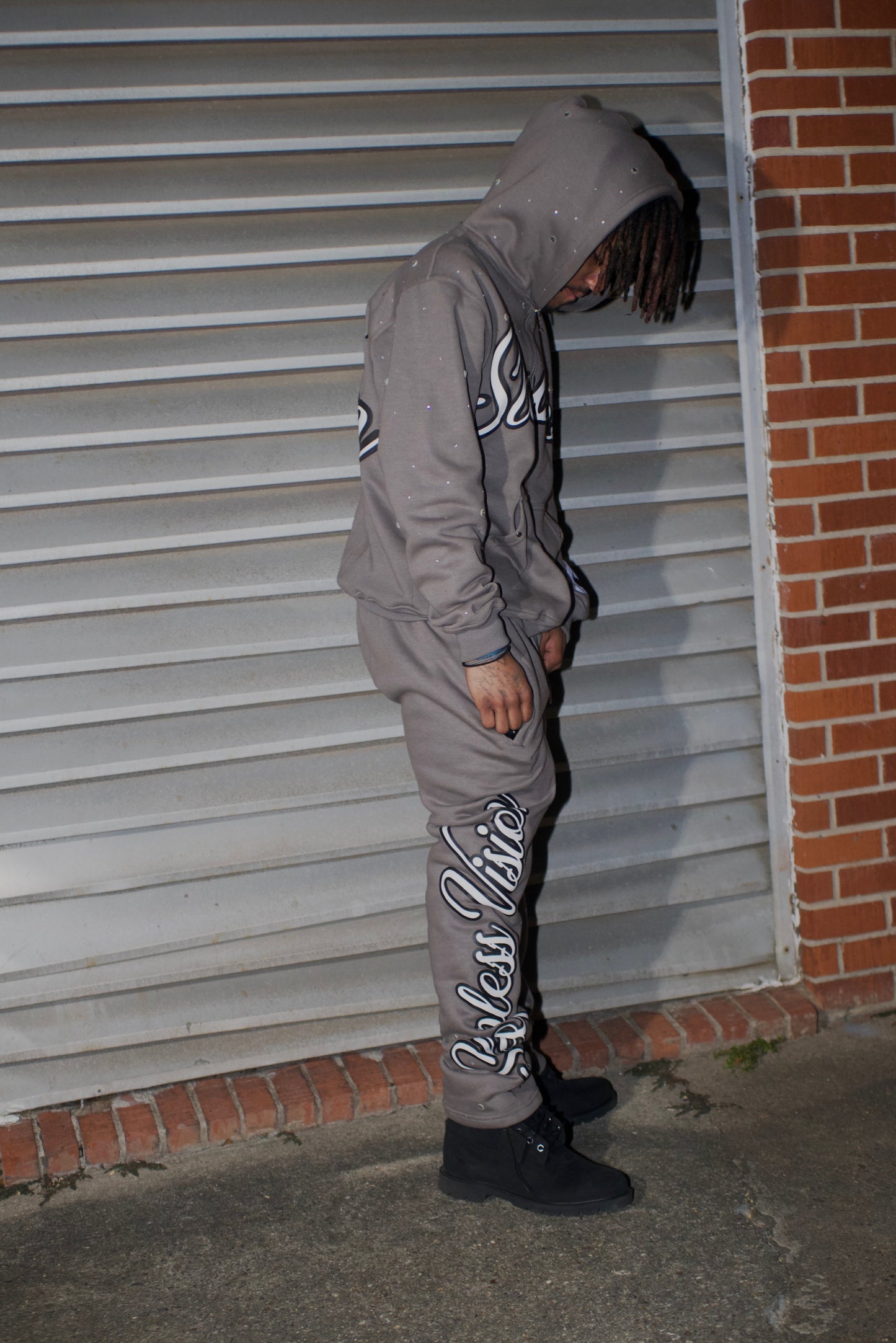 Smoke Grey Fleece Sets