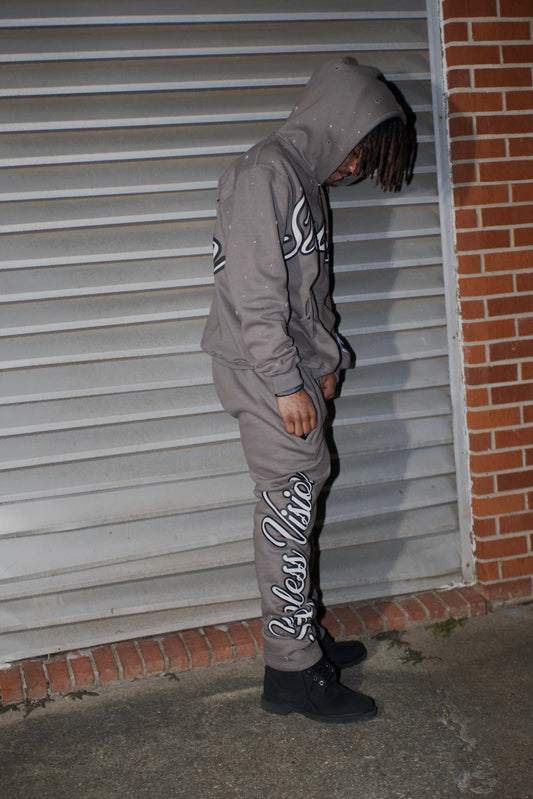 Smoke Grey Fleece Sets