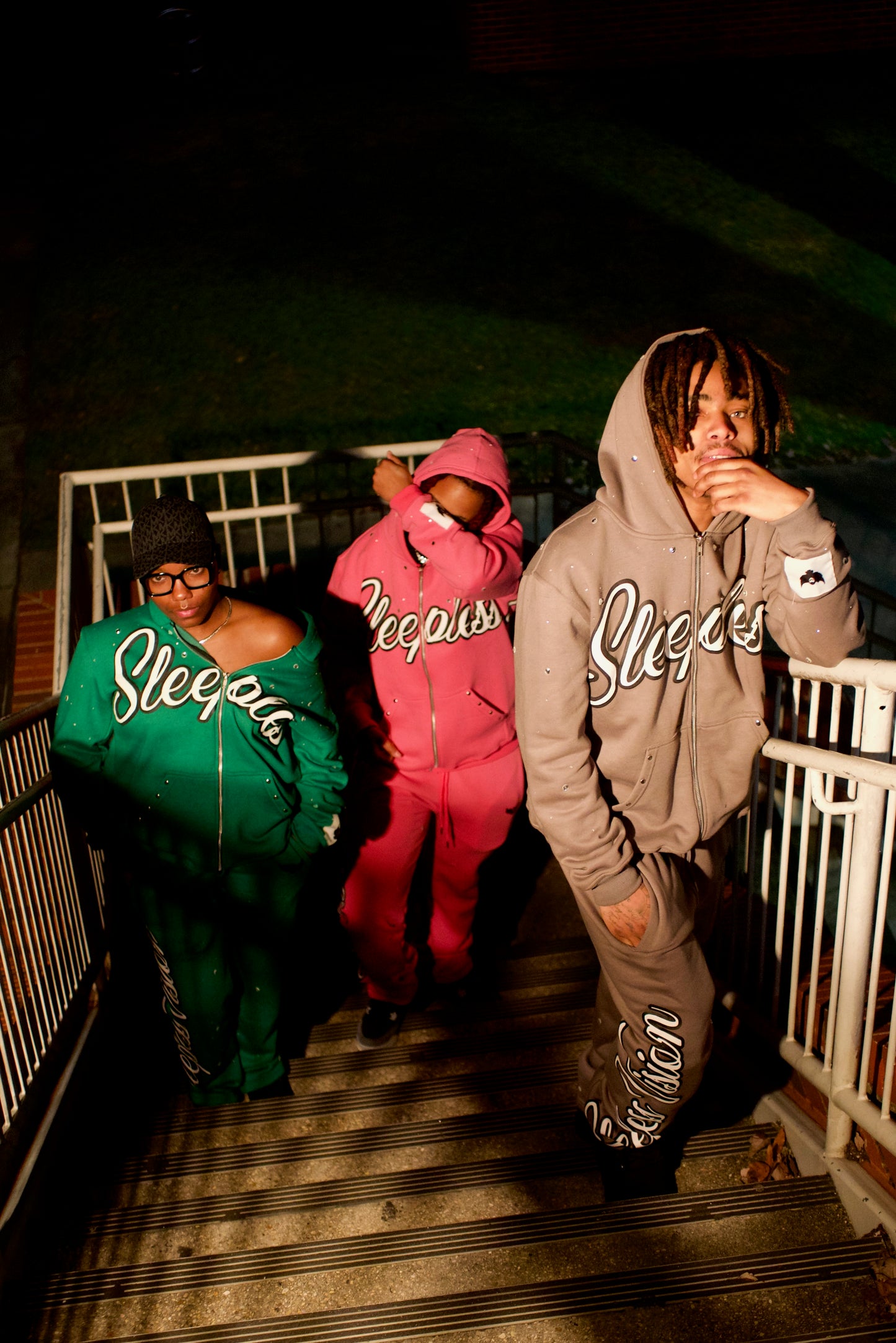 Smoke Grey Fleece Sets